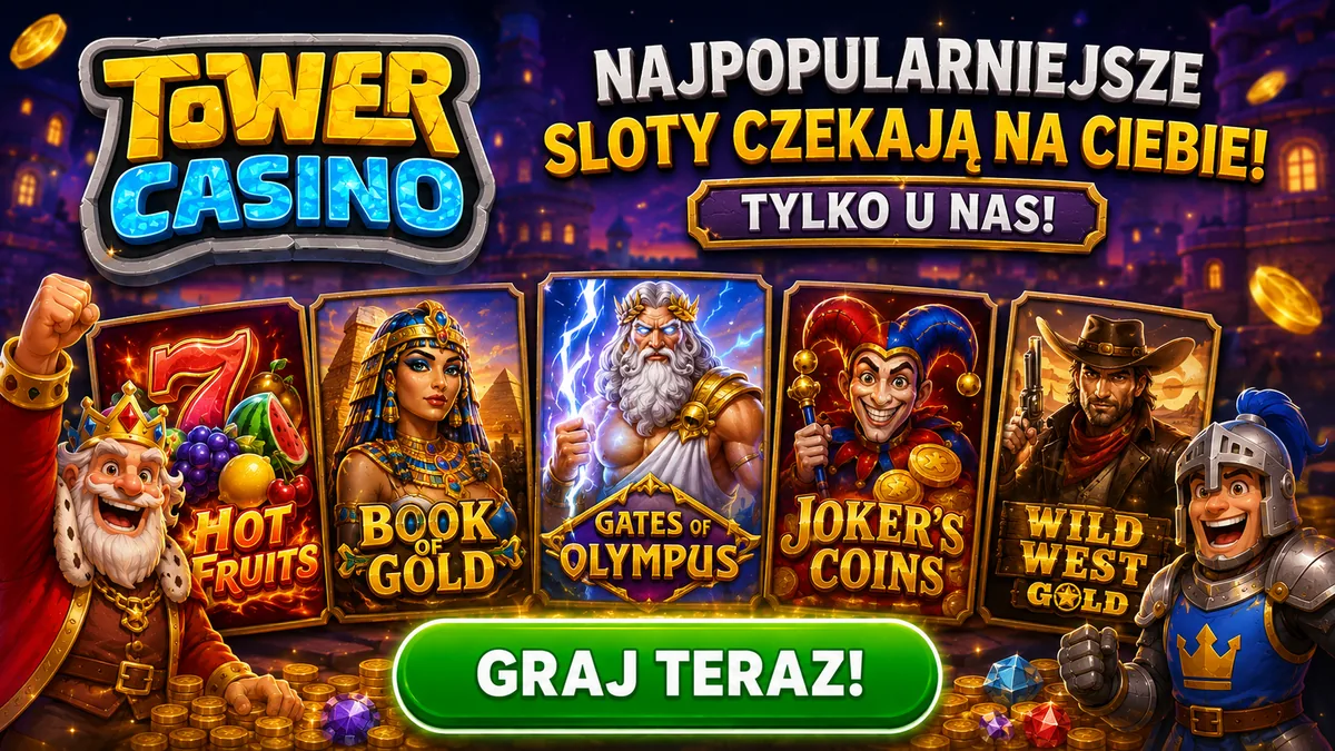 Najpopularniejsze automaty w TowerCasino