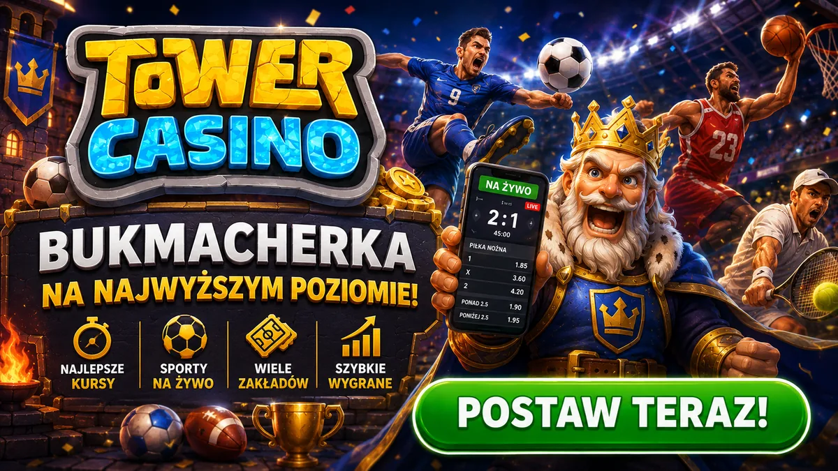 Zakłady sportowe na żywo w TowerCasino